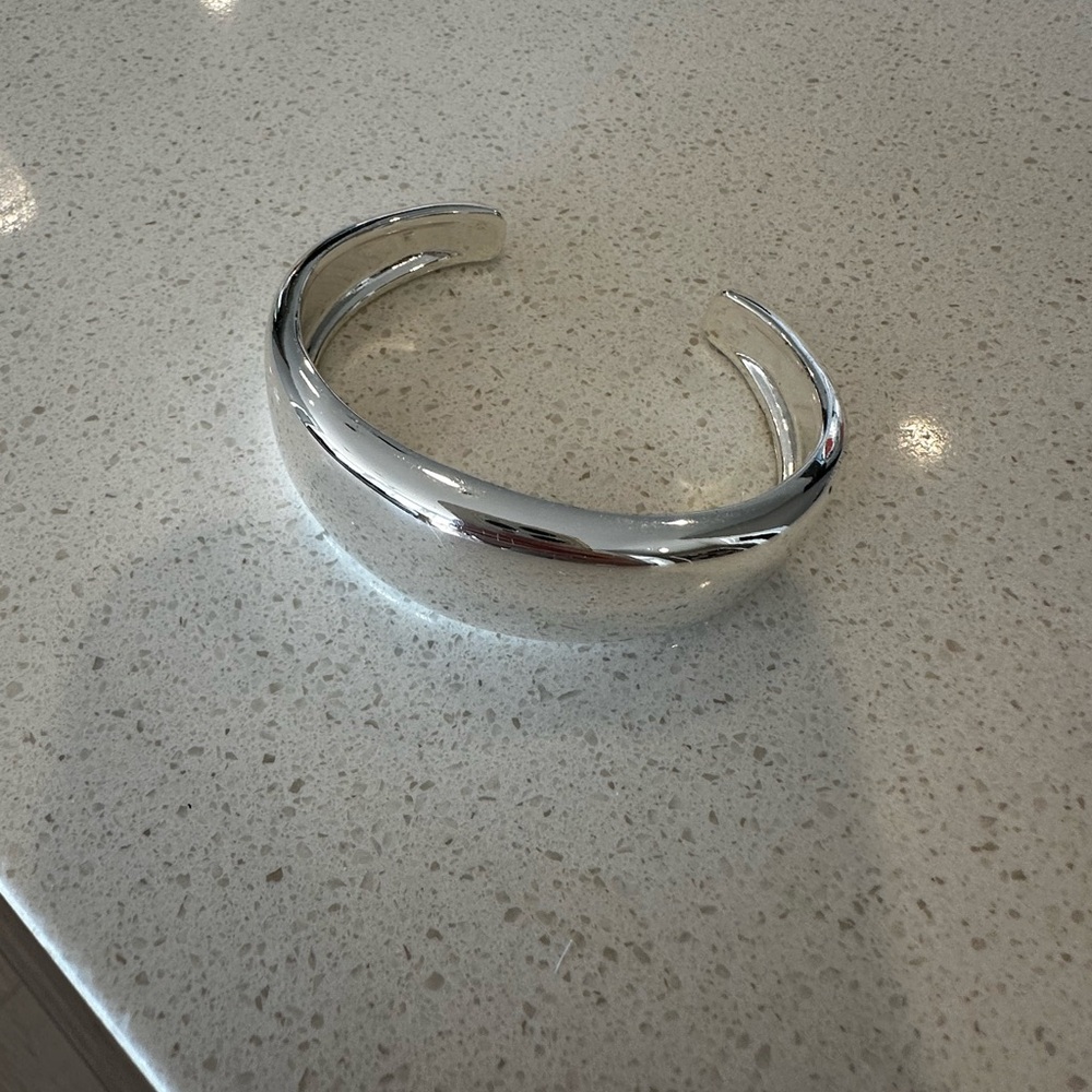 Madewell Silver Cuff Bracelet